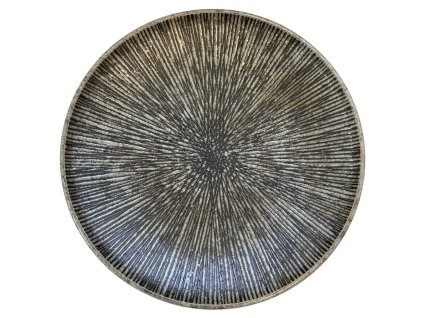 Middagstallrik KIZAMI 25,5 cm, grå, keramik, MIJ