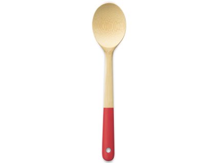 Slev NBA136 30 cm, bambu, röd, Pebbly