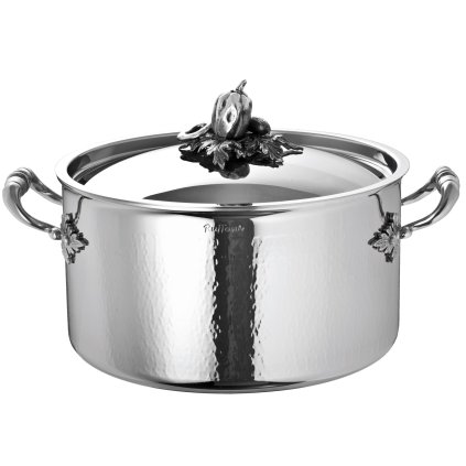 Kastrull OPUS PRIMA 26 cm, silver, rostfritt stål, Ruffoni