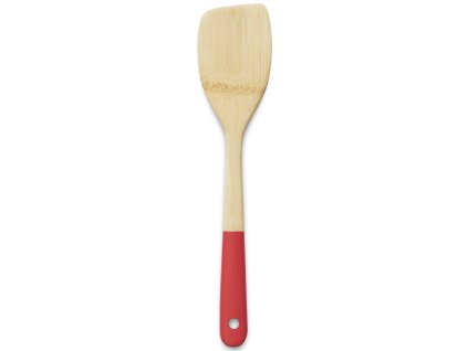 Köksspatel NBA135 30 cm, bambu, röd, Pebbly