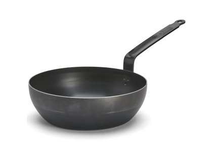 Sautepanna BLUE CARBON 24 cm, blå stål, de Buyer