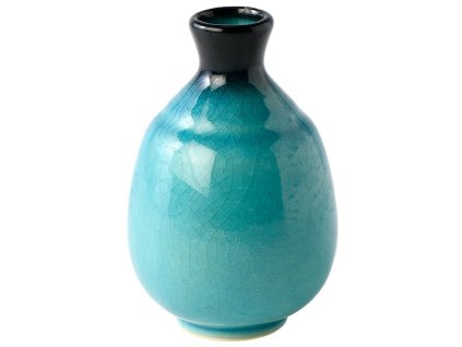 Sakeflaska INK & TURQUOISE, blå, keramik, MIJ