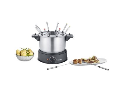 Fondueset FO 2470 Severin svart