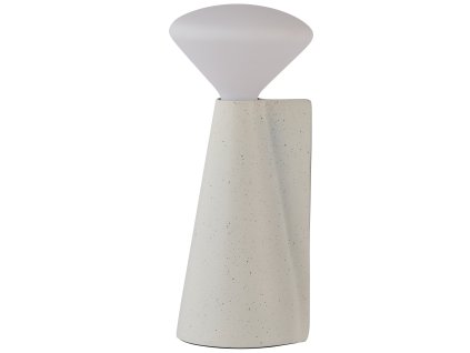 Bärbar bordslampa MANTLE 19 cm, vit, rostfritt stål, Tala
