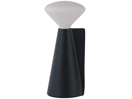 Bärbar bordslampa MANTLE 19 cm, svart, rostfritt stål, Tala