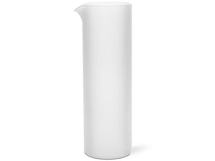 Vattenmugg RIPPLE 1,1 l, vit, glas1, ferm LIVING