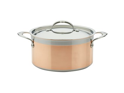 Kokgryta COPPERBOND 24 cm, 5,7 l, koppar, Hestan