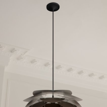 Hängande lampa CORD PRO 8 cm, svart, aluminum, Umage