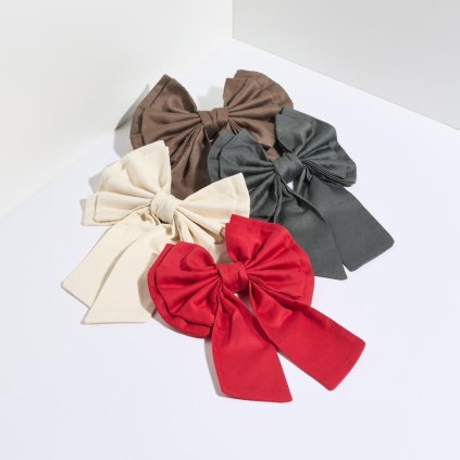 Juldekoration BOW TIE, röd, bomull, Humdakin