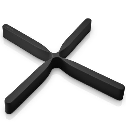 215618 podlozka pod hrnec flex 21 cm cerna silikon eva solo