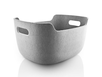 215678 ulozny kos tidy 40 x 22 cm seda plast eva solo