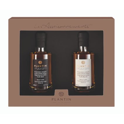 216680 darkova sada duo of oils extra panensky olivovy olej 2 x 100 ml plantin