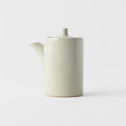 Dispenser för sojasås 120 ml, vit, keramik, MIJ