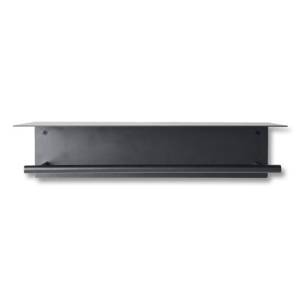216917 policka na rucniky dora 50 cm cerna nerezova ocel ferm living