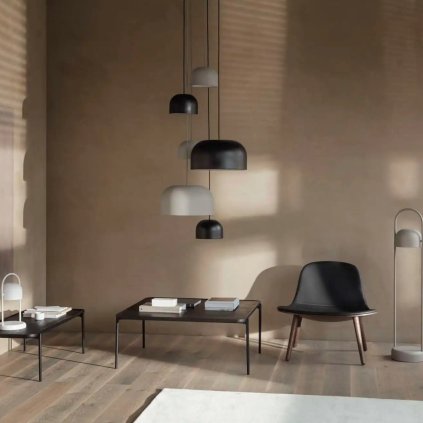 Hängande lampa KAJ 22 cm, grå, stål, Eva Solo