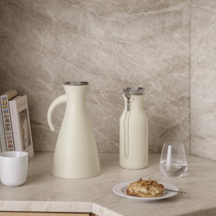 Vattenkaraff 1 l, kokos, glas1, Eva Solo