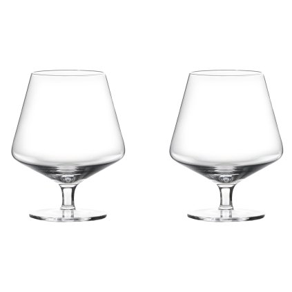 Cognacsglas ROCKS 450 ml, set i 2 delar, ljust, glas1, zon Danmark