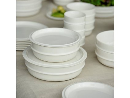 Förrättstallrik EAU 12 cm, vit, porslin, zon Danmark