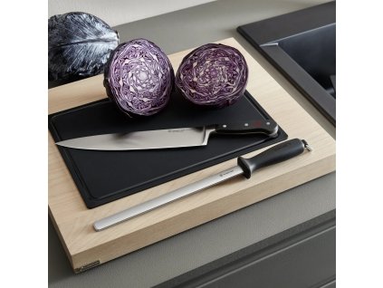 Slipspö 26 cm, diamant, svart, plast, Wüsthof