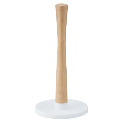 Pappershanddukshållare ROLL-IT 30 cm, vit, plast / trä, RIG-TIG