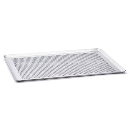 Bakplåt 40 x 30 cm, perforerad, aluminum, de Buyer