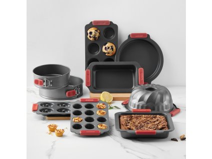 Springform panna 24 cm, grå, stål, Lékué