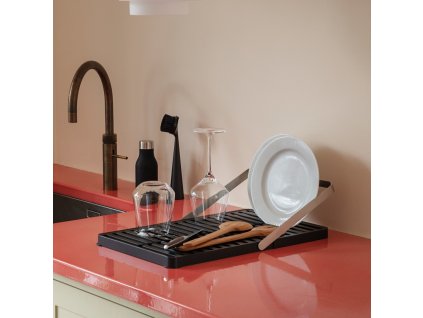 Disktorkställ 46 x 29 cm, svart, plast, Eva Solo