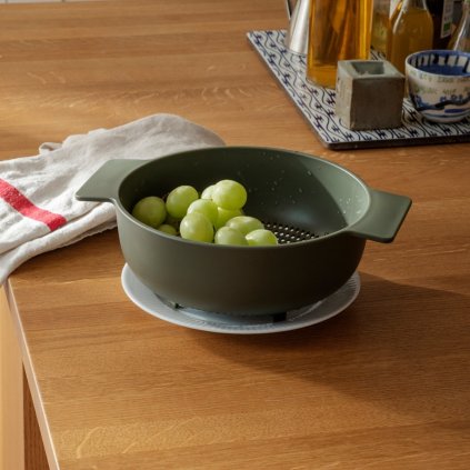 Durkslag GREEN TOOLS 23 cm, grön, plast, Eva Solo