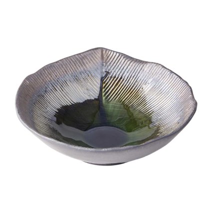 225441 jidelni misa midori 22 cm 1 2 l zelena keramika mij