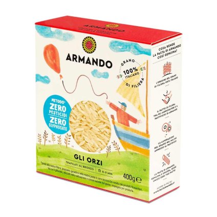 225657 testoviny do polevky orzo 400 g armando