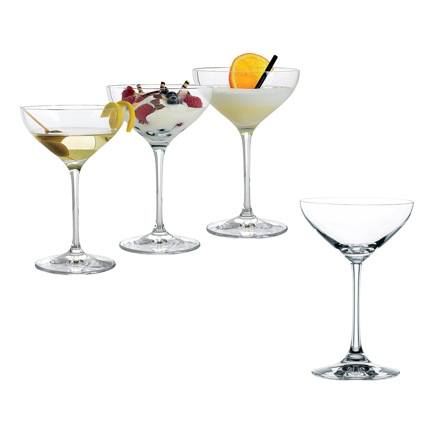 Champagneglas SPECIAL GLASSES DESSERT/CHAMPAGNER SAUCER, set i 4 delar, 250 ml, Spiegelau