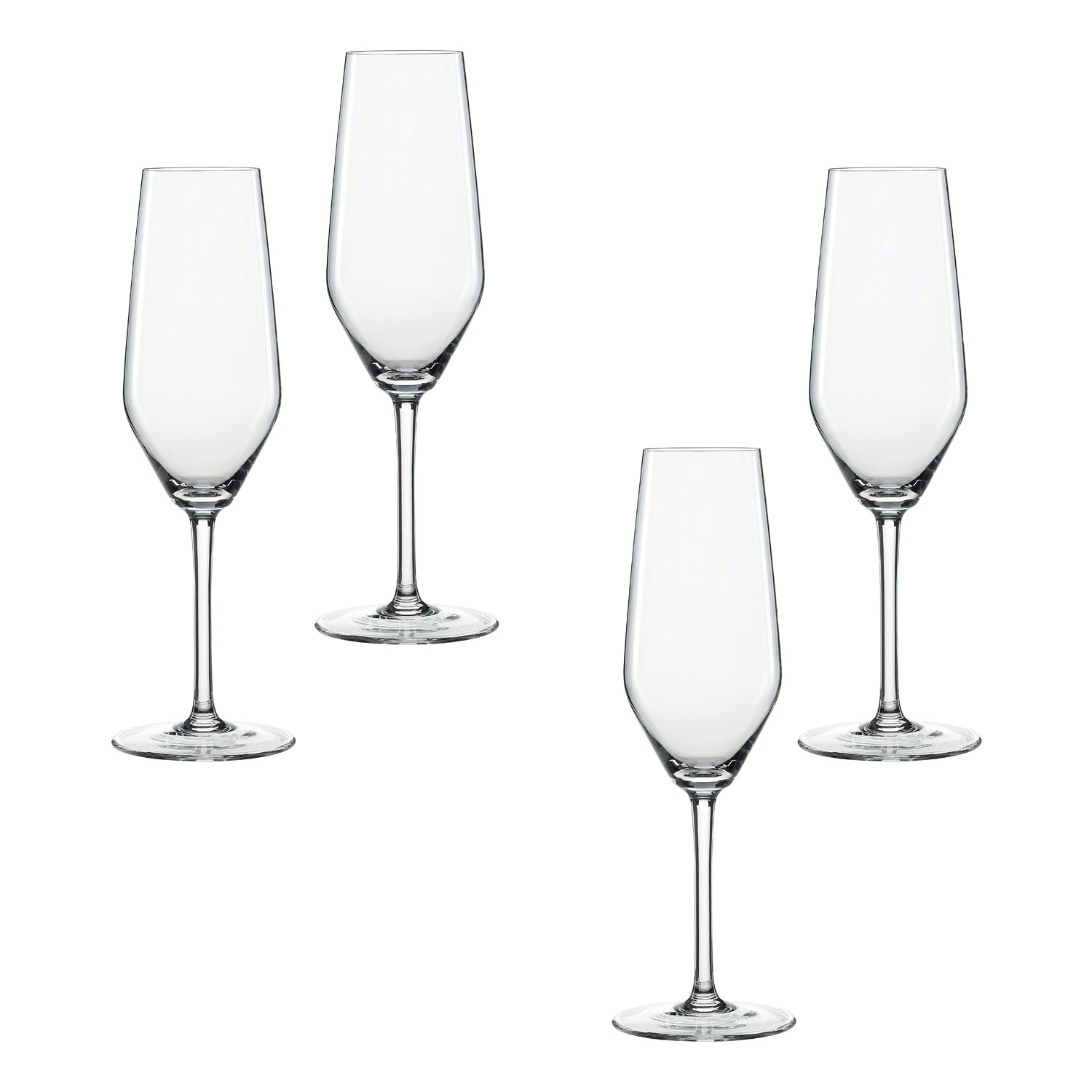 Champagneglas STYLE CHAMPAGNE FLUTE, set i 4 delar, 240 ml Spiegelau