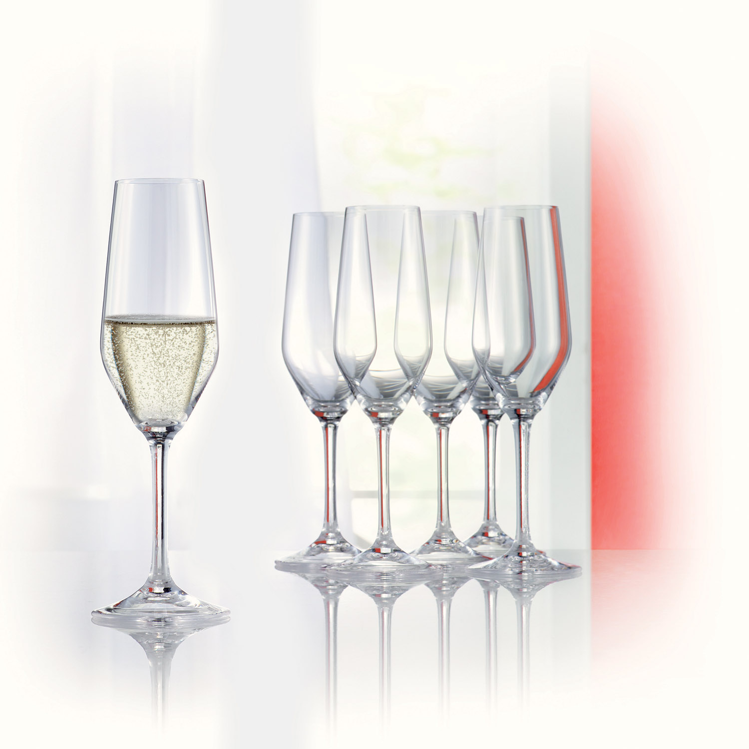Champagneglas STYLE CHAMPAGNE FLUTE, set i 4 delar, 240 ml Spiegelau