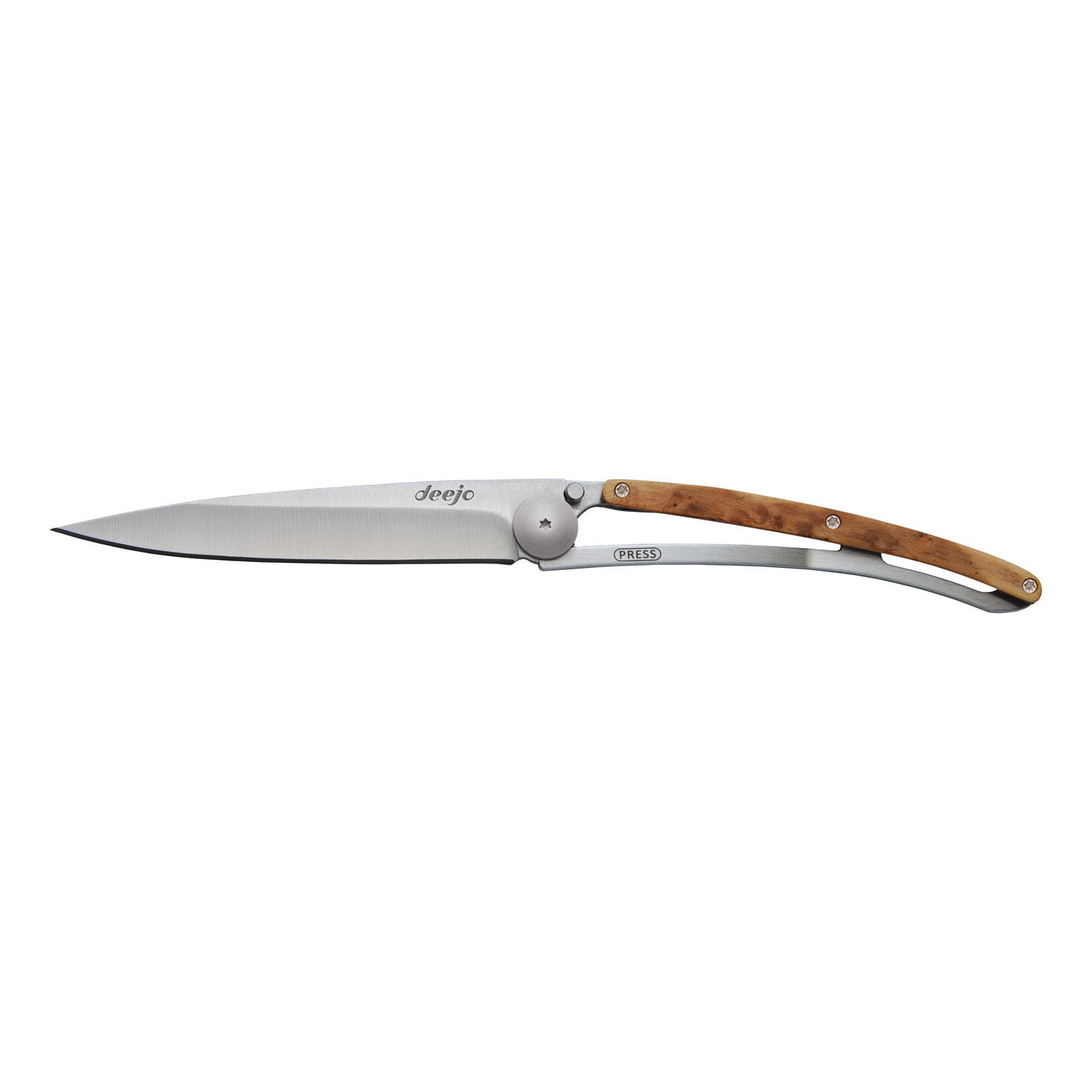Fickkniv 37 g, ultralätt, enbärsträ, deejo