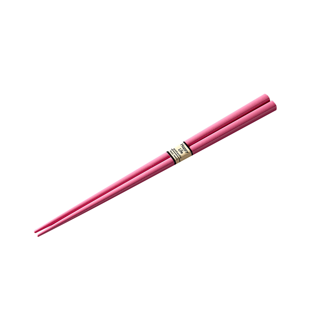 Ätpinnar, lackerade, rosa, MIJ