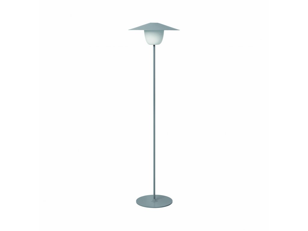 Golvlampa ANI 1,2 m, LED, grå, aluminium, Blomus