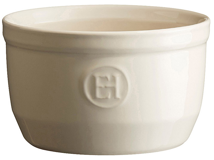 Ramekin LE N°10, set i 2 delar, gräddvit, lera, Emile Henry