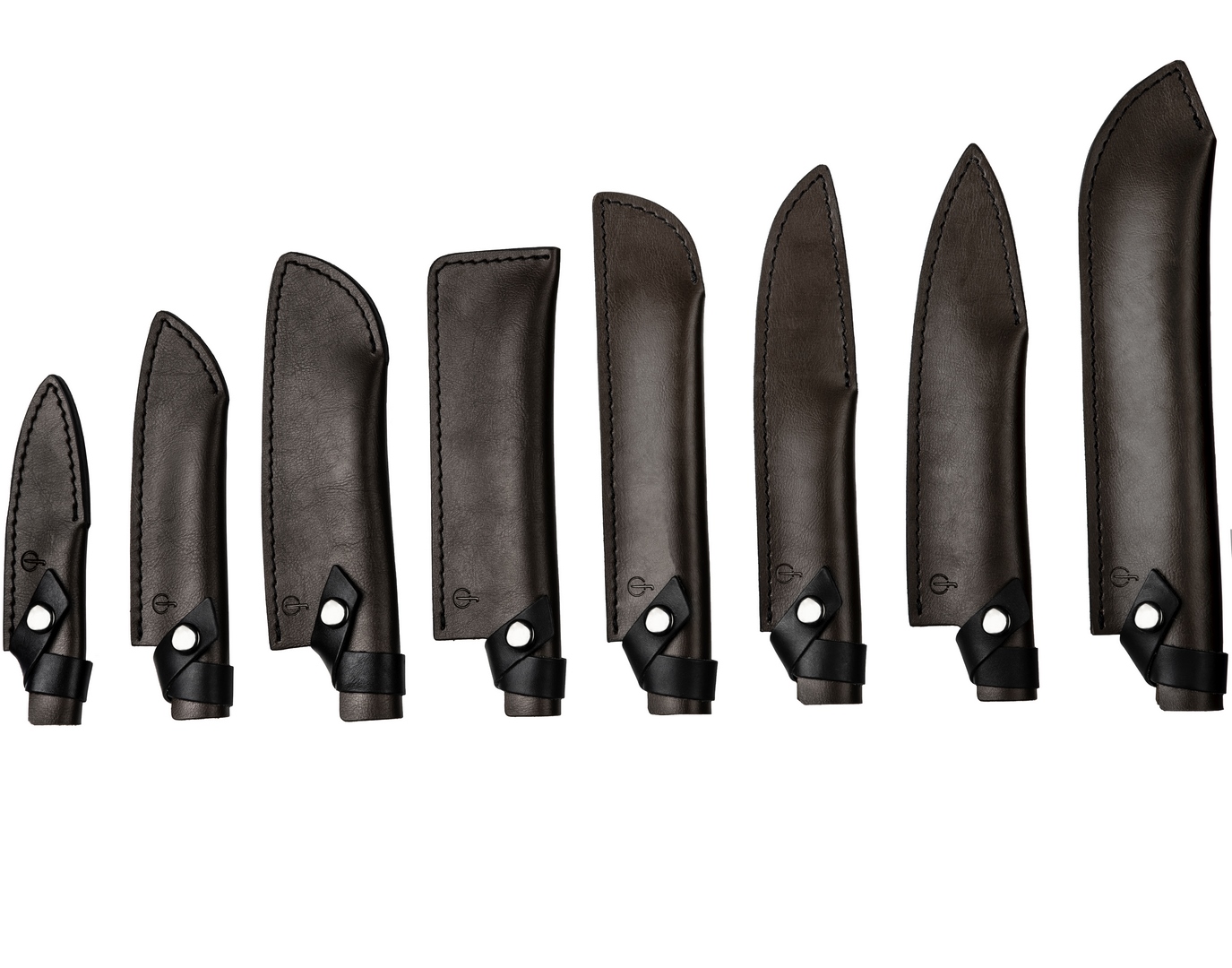 Knivslida för en Forged slaktkniv, läder, Forged