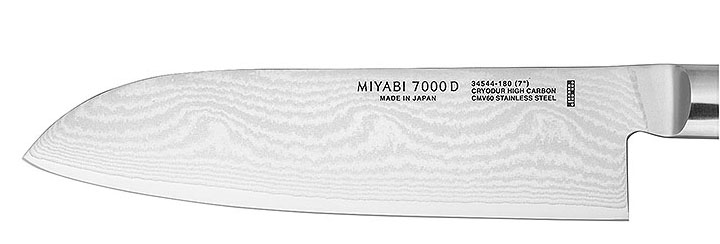 Japansk Santoku-kniv 7000D 18 cm, Miyabi