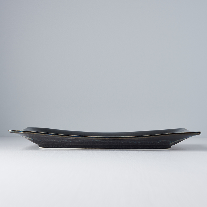 Serveringsfat MATT BLACK 33 x 19 cm, MIJ
