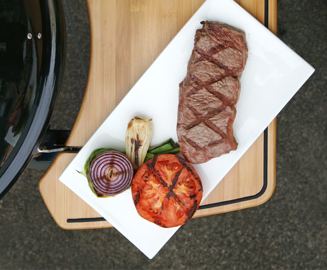 Sidobord till grill 480, bambu, Outdoorchef