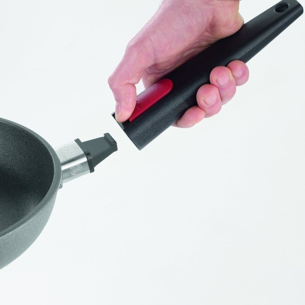 Non-stick stekpanna TITANIUM NOWO 20 x 20 cm, avtagbart handtag, titan, WOLL