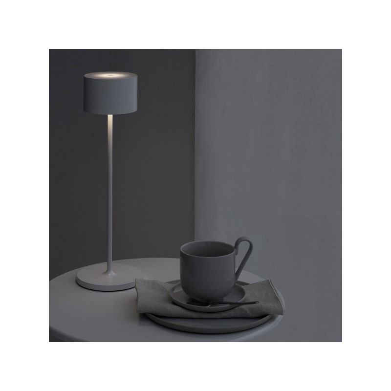 Bärbar bordslampa FAROL 33 cm, LED, varmgrå, Blomus