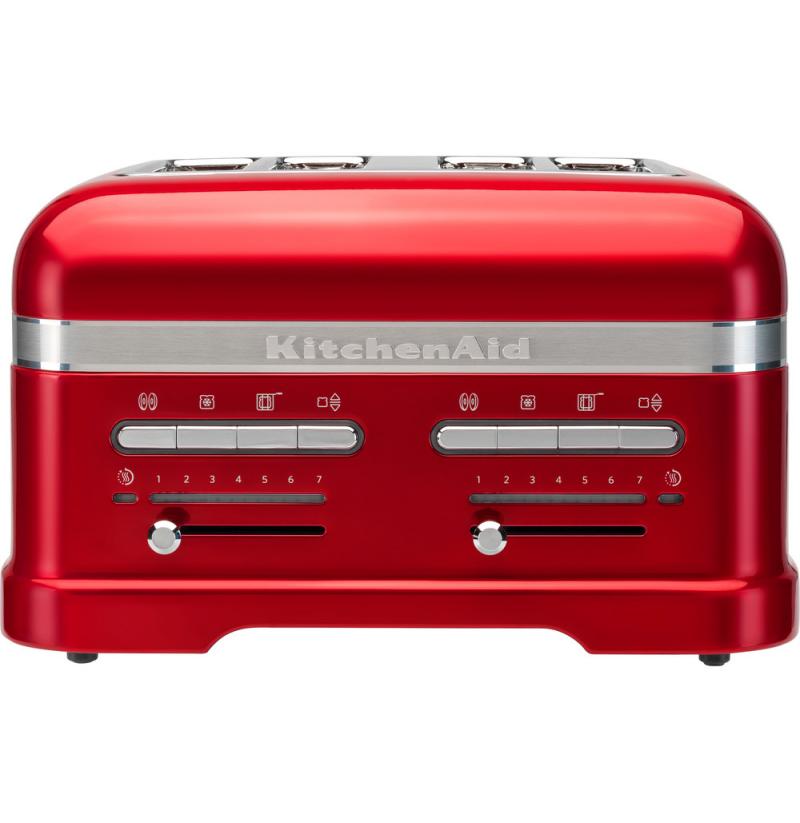 Brödrost ARTISAN, 4 skivor, röd metallic, KitchenAid