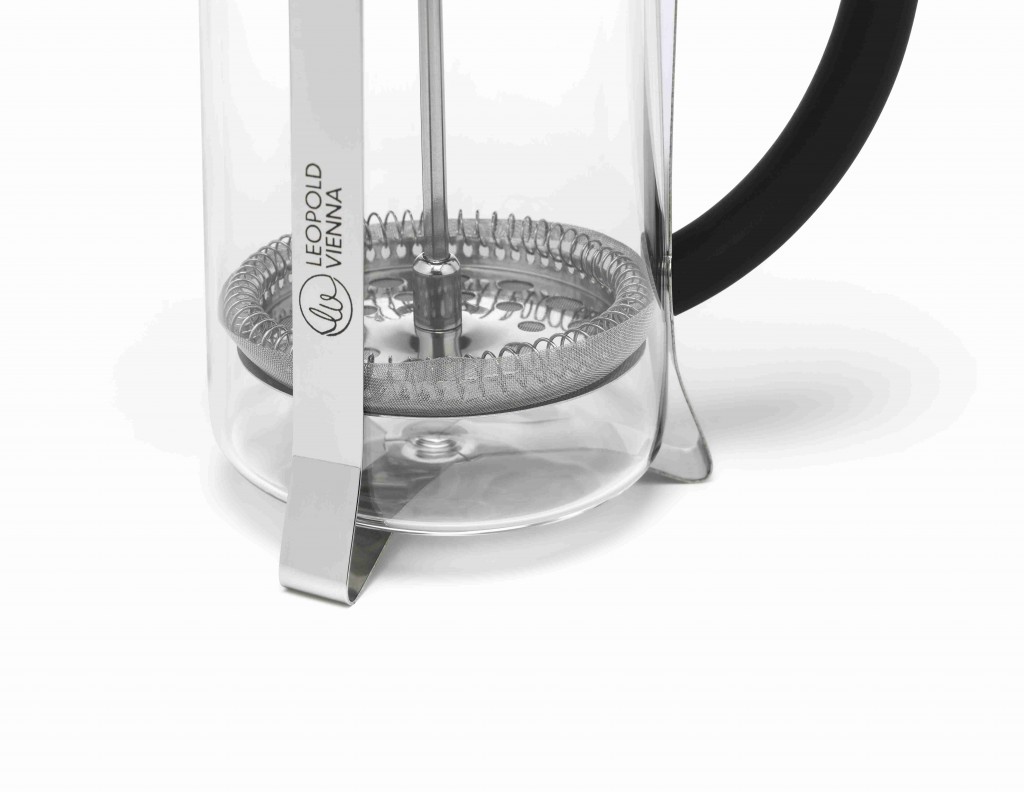 Fransk presskaffebryggare 600 ml, blank, Leopold Vienna