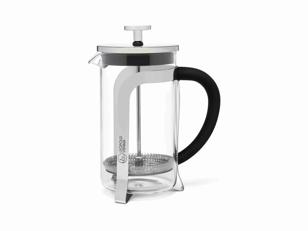 Fransk presskaffebryggare 600 ml, blank, Leopold Vienna