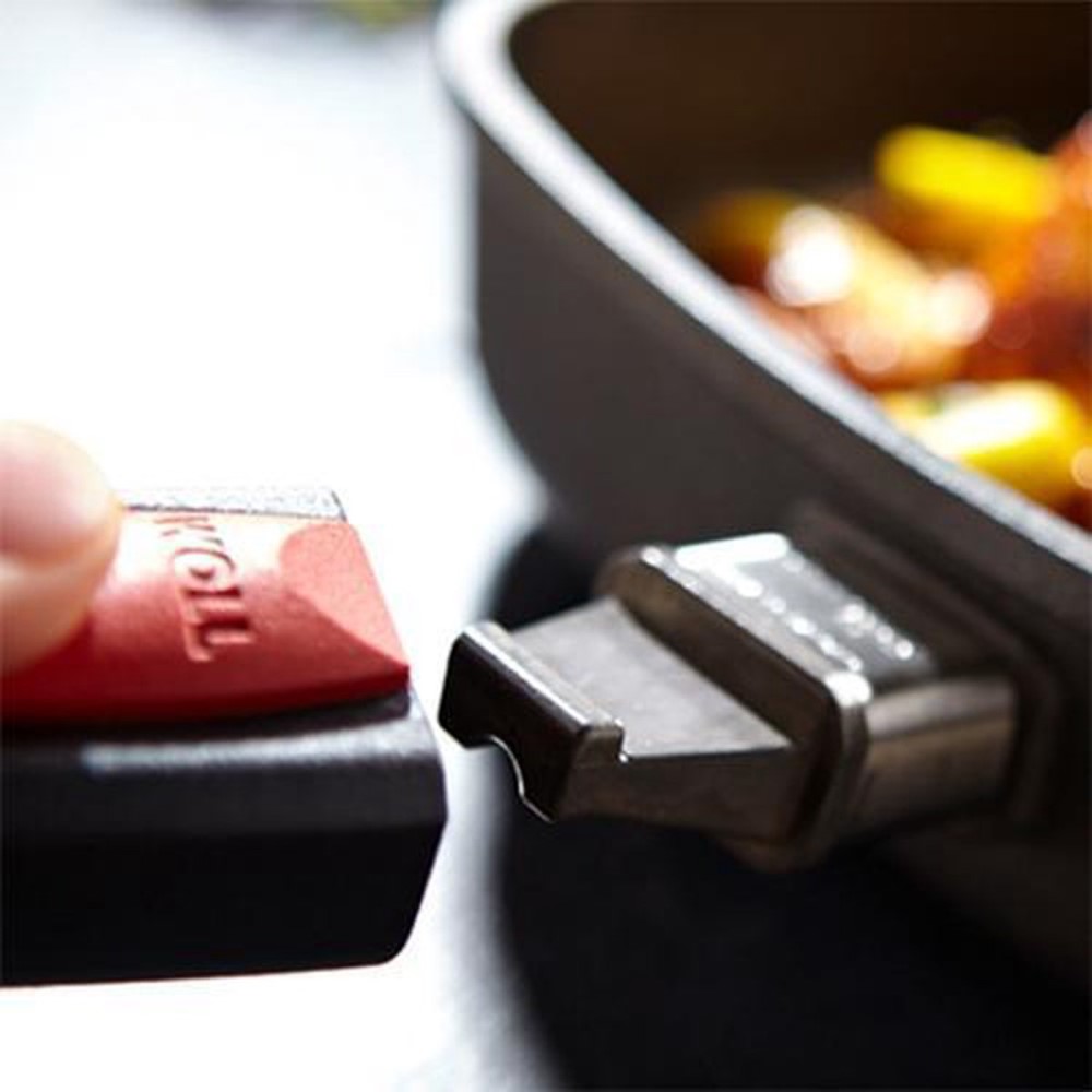 Non-stick stekpanna TITANIUM NOWO 32 cm, avtagbart handtag, titan, WOLL