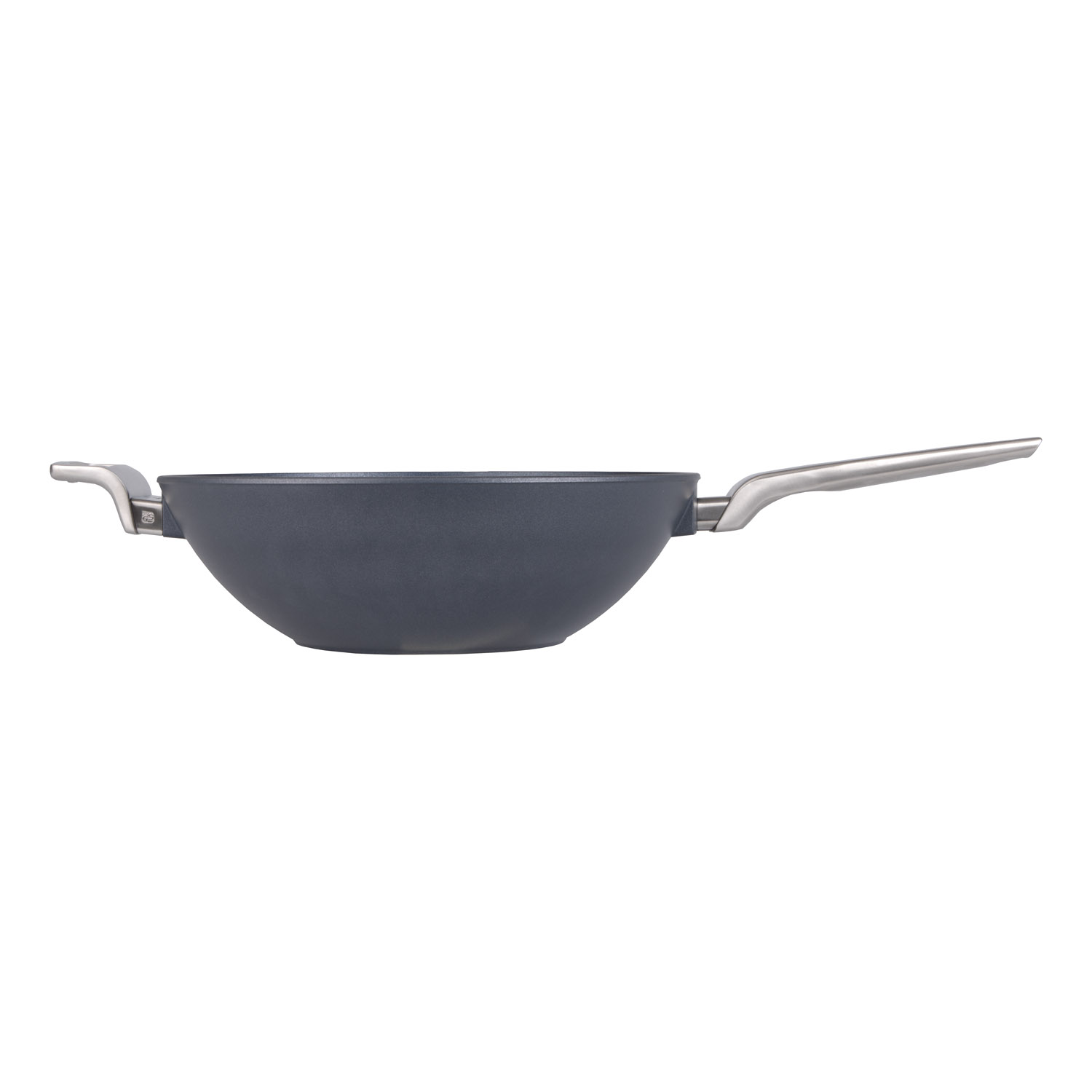 Wok DIAMOND LITE PRO 34 cm, för induktion, handtag i rostfritt stål, titan, WOLL