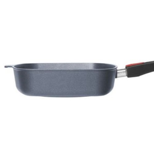 Non-stick stekpanna TITANIUM NOWO 26 x 26 cm, avtagbart handtag, WOLL