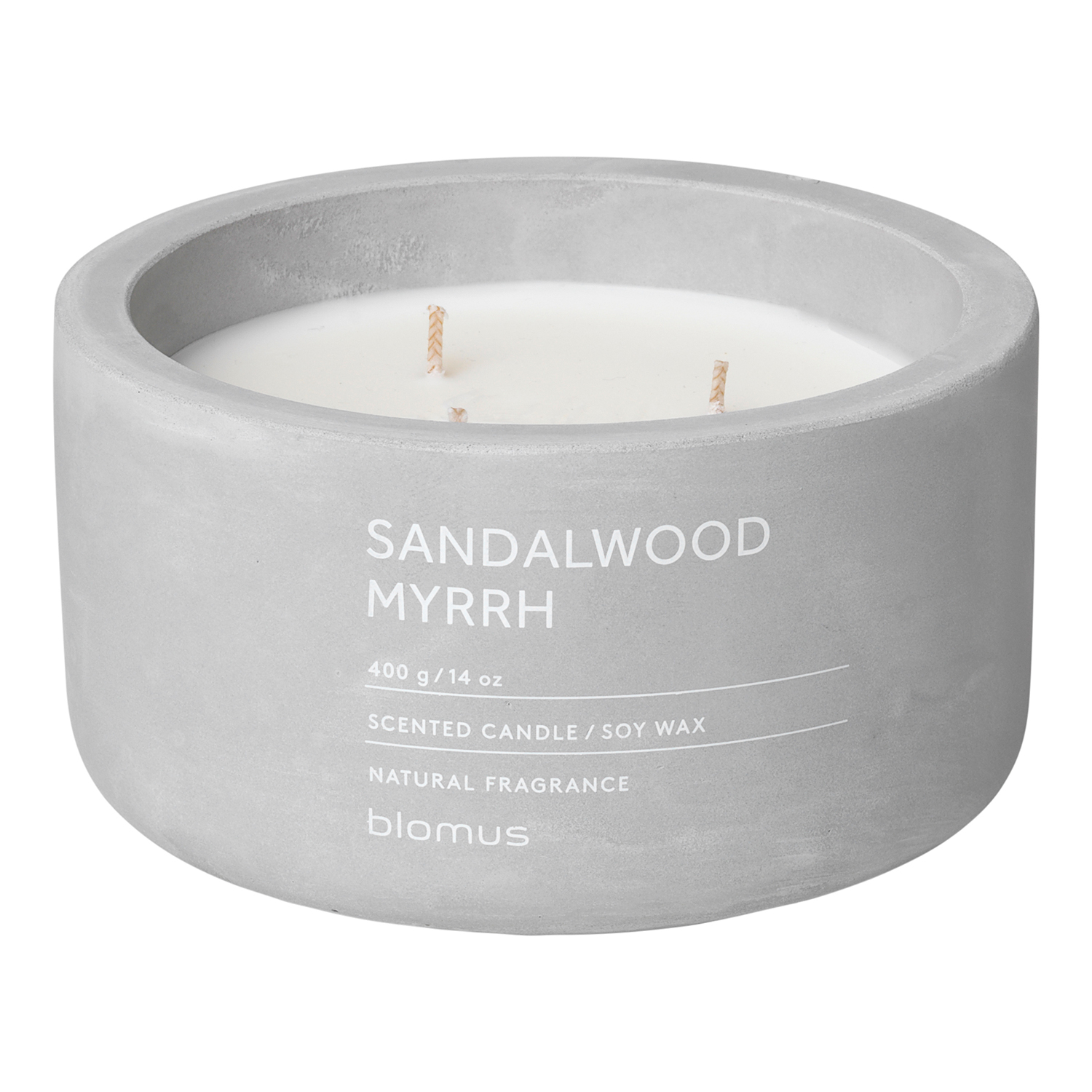 Doftljus FRAGA ⌀ 13 cm, Sandelträ Myrra, Blomus